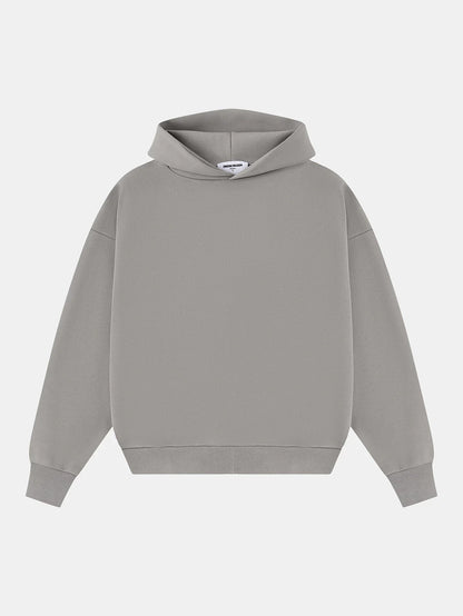 630 GSM BOXY CROPPED FIT 'SMOKE' HOODIE