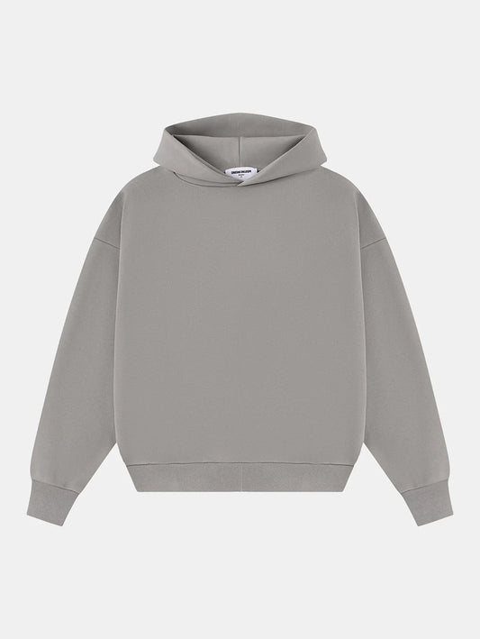 630 GSM BOXY CROPPED FIT 'SMOKE' HOODIE