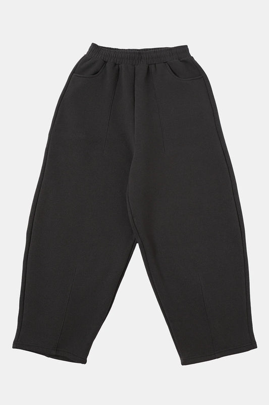 520 GSM COZY BAGGY 'DARK GRAY' STRAIGHT PANTS