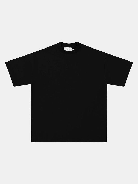320 GSM LOOSE FIT 'BLACK' T-SHIRT