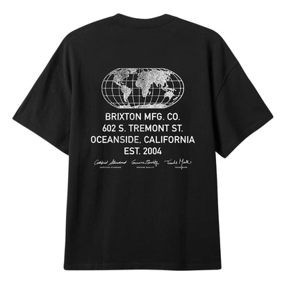 Brixton Mens Union Heavy Weight Short Sleeve T-Shirt