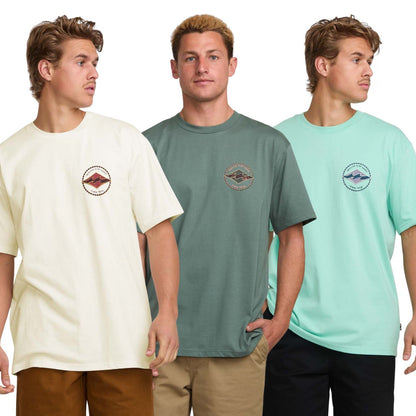 Billabong Mens Rotor Diamond R Short Sleeve T-Shirt