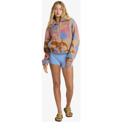 Billabong Womens Barra Polar Half Zip Fleece