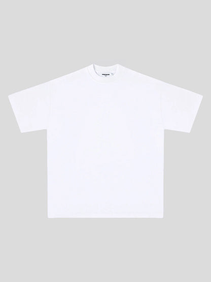 220 GSM LOOSE FIT 'WHITE' T-SHIRT