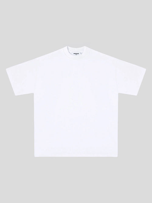 220 GSM LOOSE FIT 'WHITE' T-SHIRT
