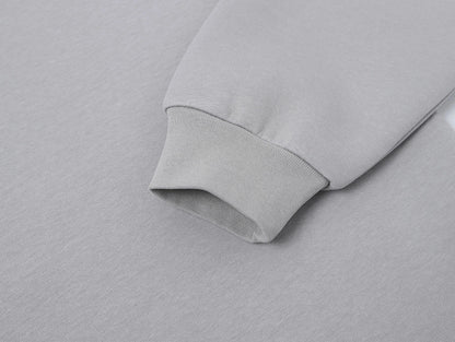 630 GSM BOXY CROPPED FIT 'ARCTIC GRAY' CREWNECK