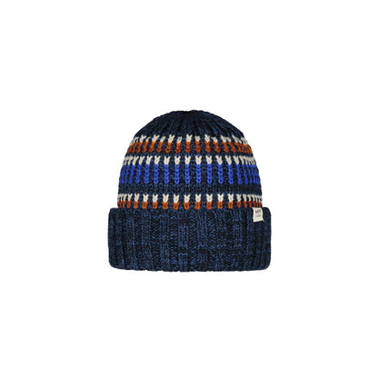 Barts Mens Travvis Jaquard Knitted Cuffed Beanie