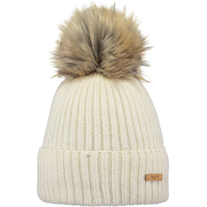 Barts Womens Augusti Faux Fur Pom Pom Bobble Hat