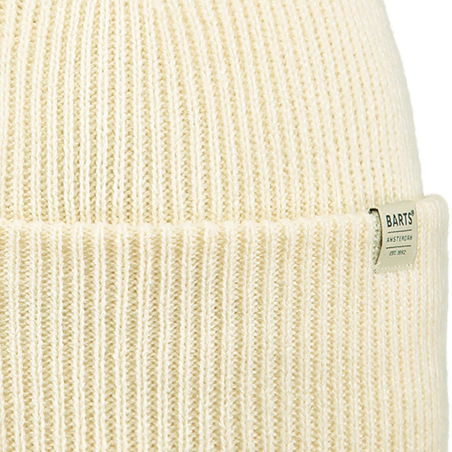Barts Haveno High Cuffed Ribbed Knit Stretchy Beanie Hat