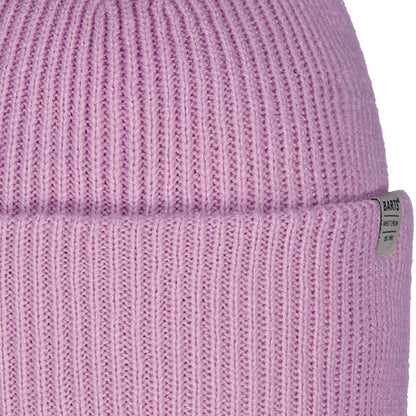 Barts Haveno High Cuffed Ribbed Knit Stretchy Beanie Hat