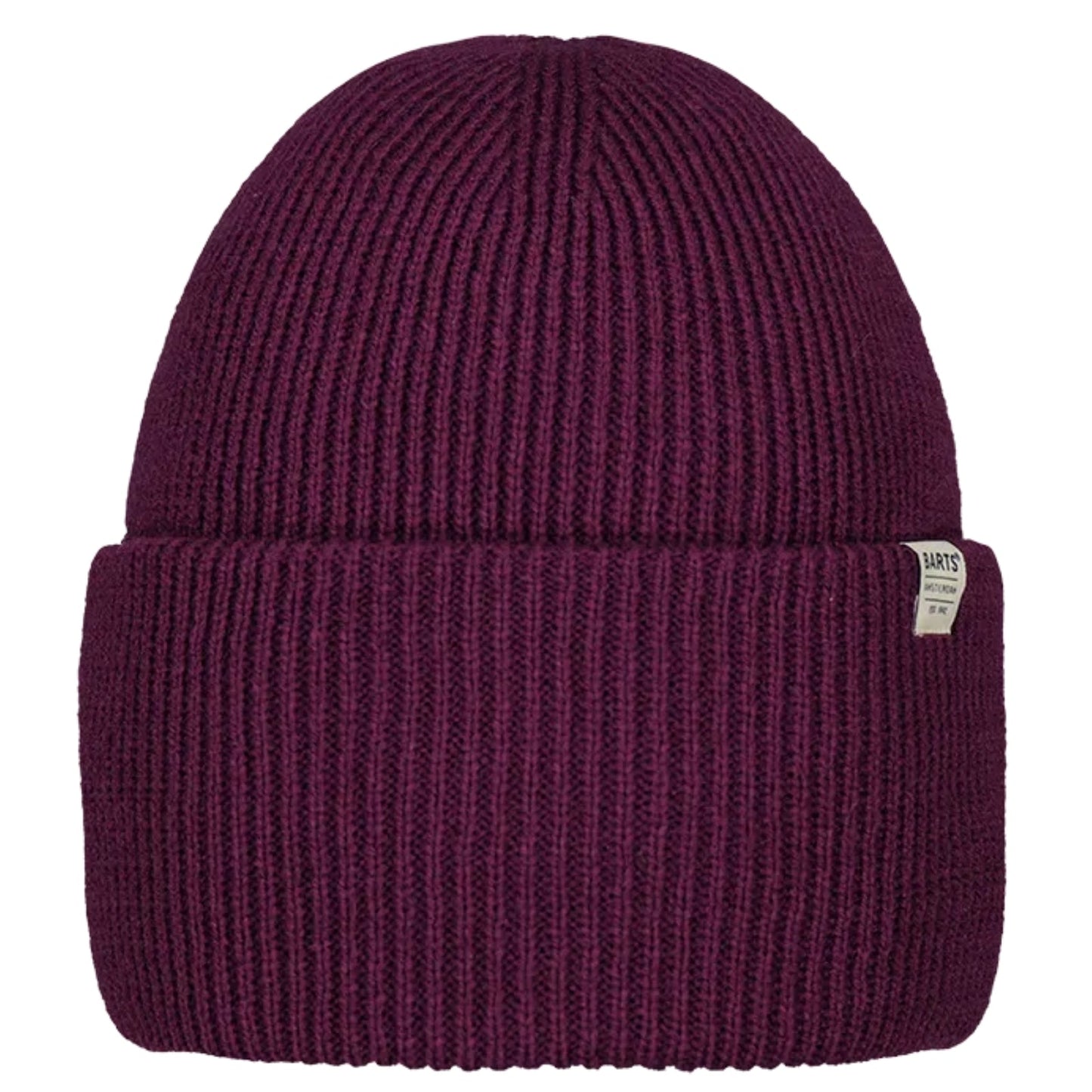 Barts Haveno High Cuffed Ribbed Knit Stretchy Beanie Hat