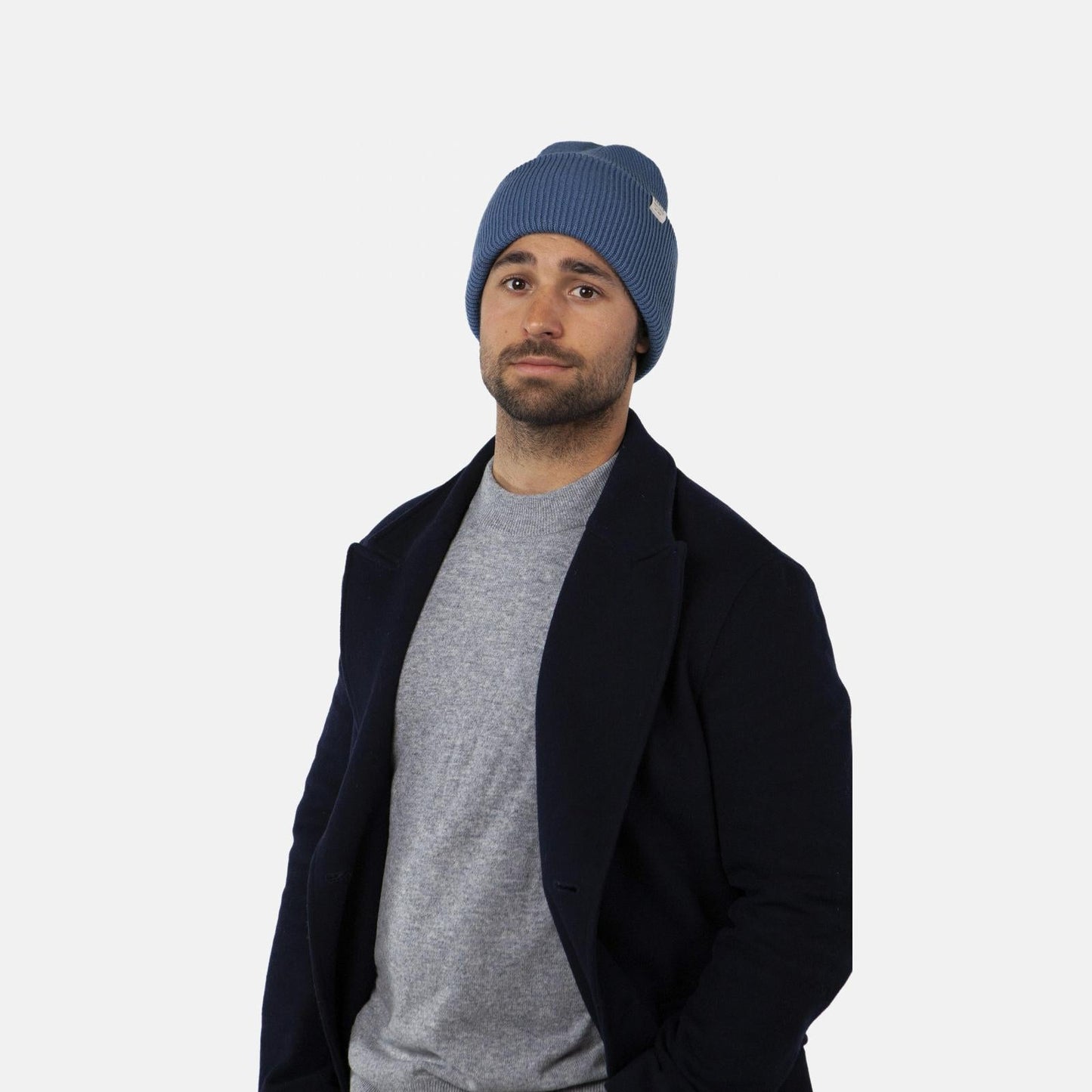 Barts Haveno High Cuffed Ribbed Knit Stretchy Beanie Hat