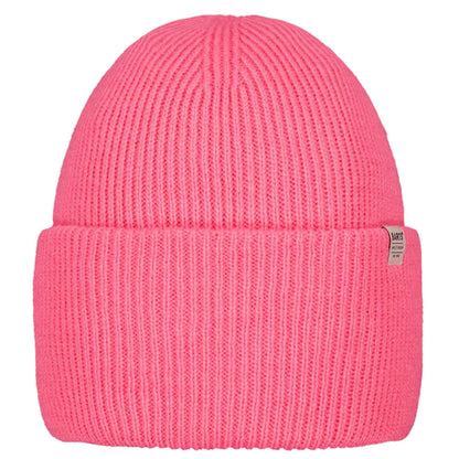 Barts Haveno High Cuffed Ribbed Knit Stretchy Beanie Hat