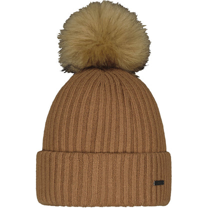 Barts Womens Kenzie Big Stretchy Faux Fur Pom Bobble Hat
