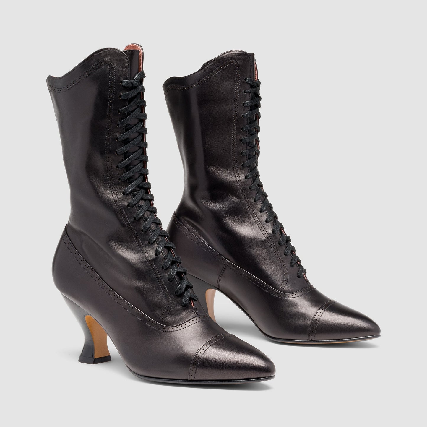 Edith Edwardian Boots (Black)