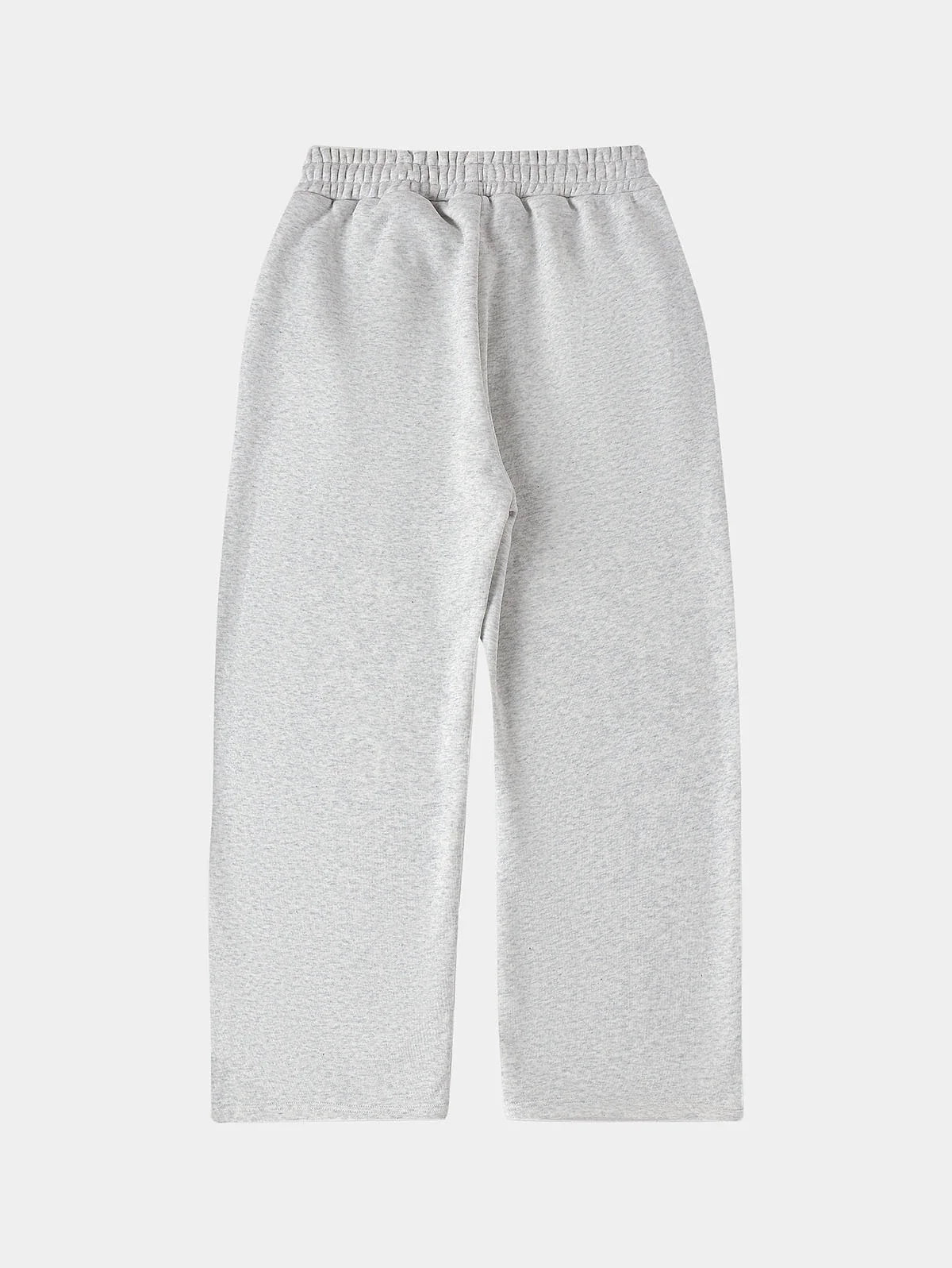 500 GSM LOOSE FIT WIDE LEG 'LIGHT FLOWER GRAY' SWEATPANTS