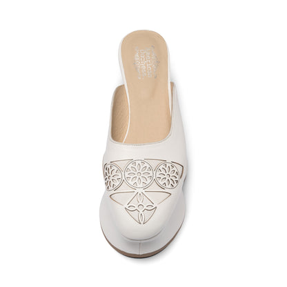 Isabella Venetian Chopines (Ivory)