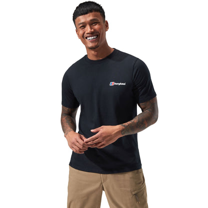 Berghaus Mens Organic Front & Back Logo Cotton T-Shirt