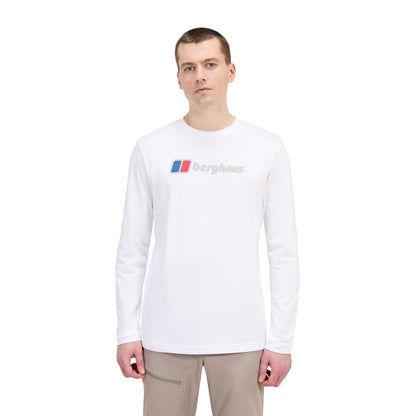 Berghaus Mens Big Logo Long Sleeve T-Shirt