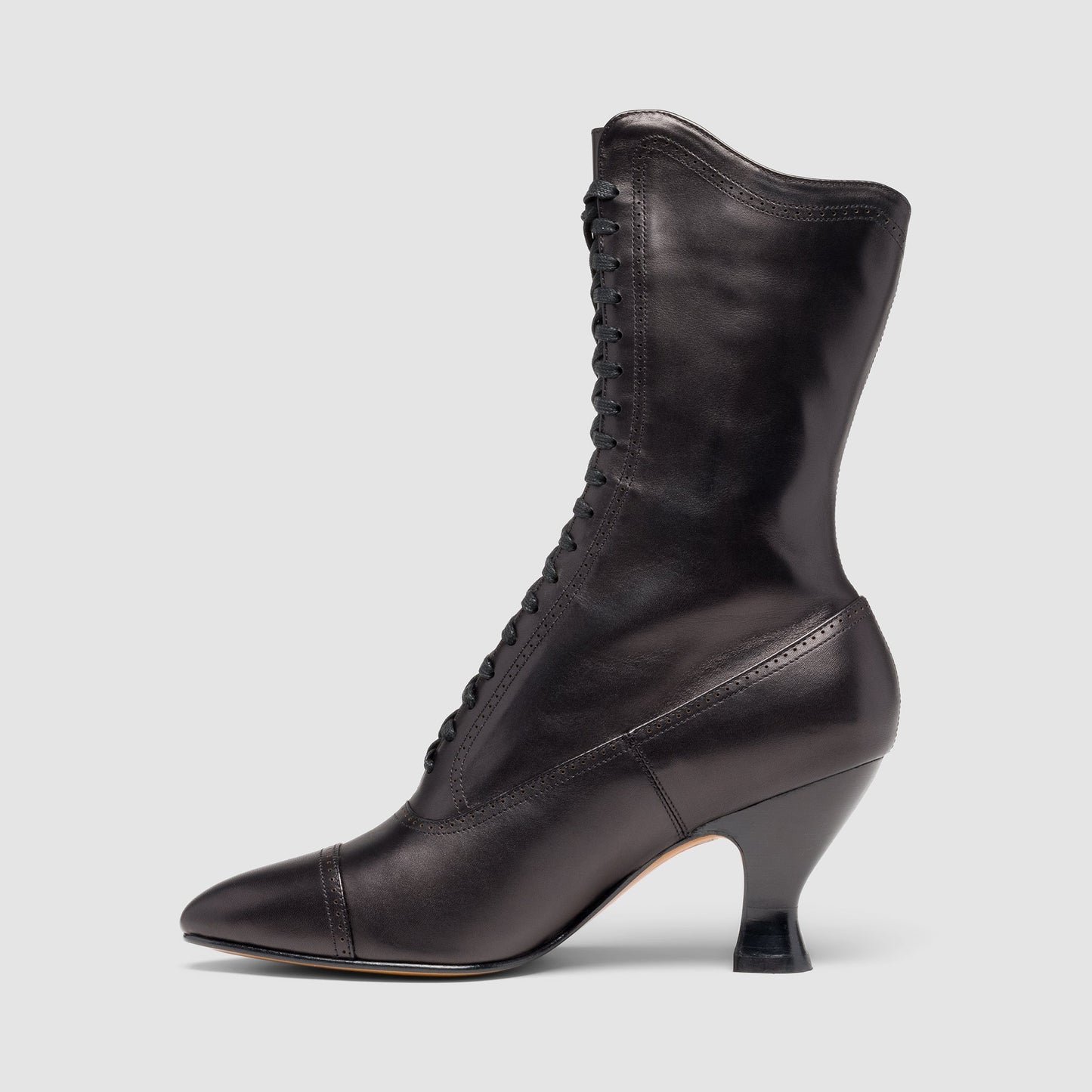 Edith Edwardian Boots Wide (Black)