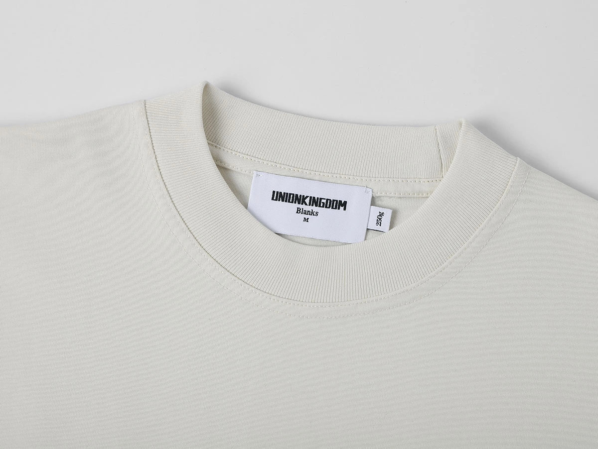 250 GSM LOOSE FIT 'SILVER WHITE' T-SHIRT