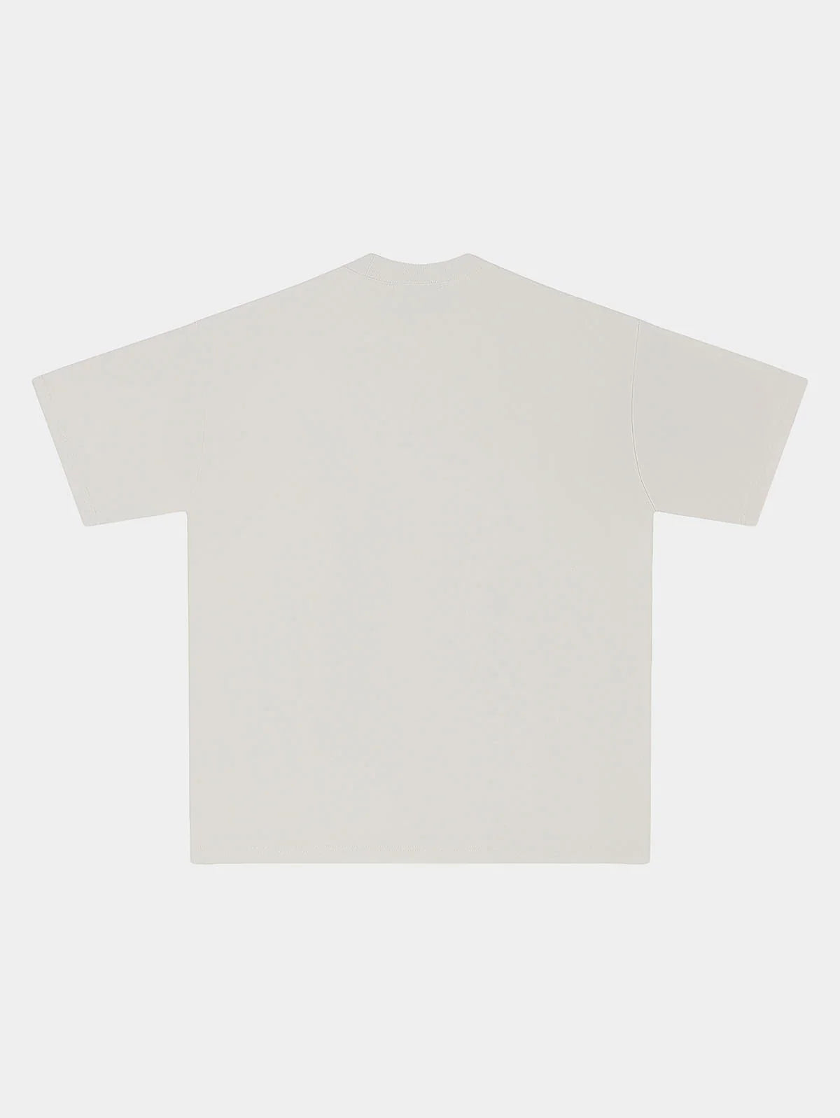 250 GSM LOOSE FIT 'SILVER WHITE' T-SHIRT