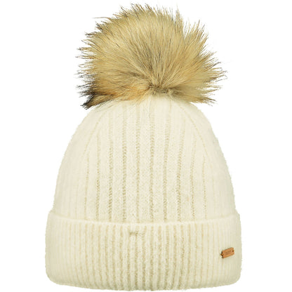 Barts Womens Joselyn Knitted Faux Fur Pom Pom Bobble Hat