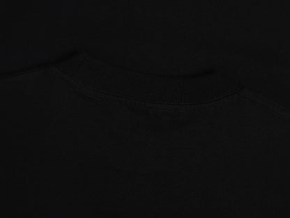280 GSM LOOSE FIT 'BLACK' T-SHIRT