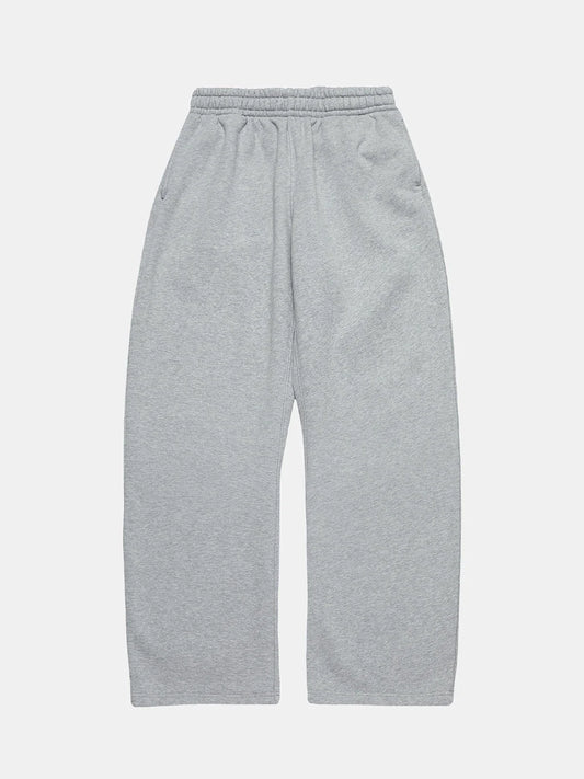 480 GSM FLEECE SABRE 'FLOWER GRAY' SWEATPANTS