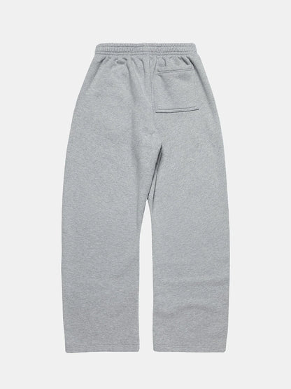 480 GSM FLEECE SABRE 'FLOWER GRAY' SWEATPANTS