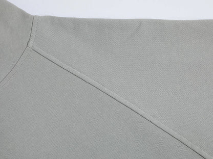 480 GSM RAGLAN BOXY CROPPED FIT 'SMOKE' HOODIE