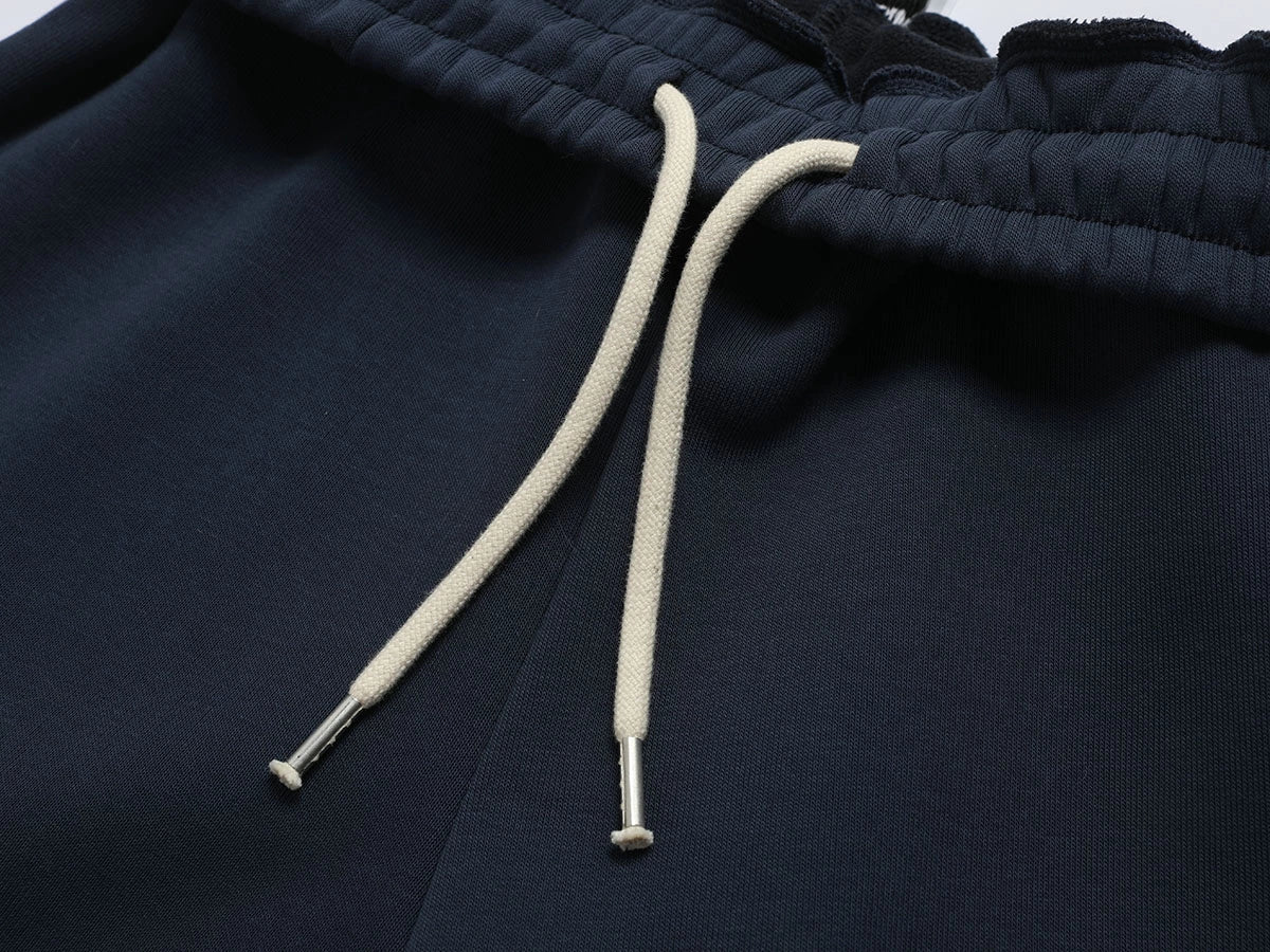 500 GSM LOOSE FIT WIDE LEG 'NAVY BLUE' SWEATPANTS