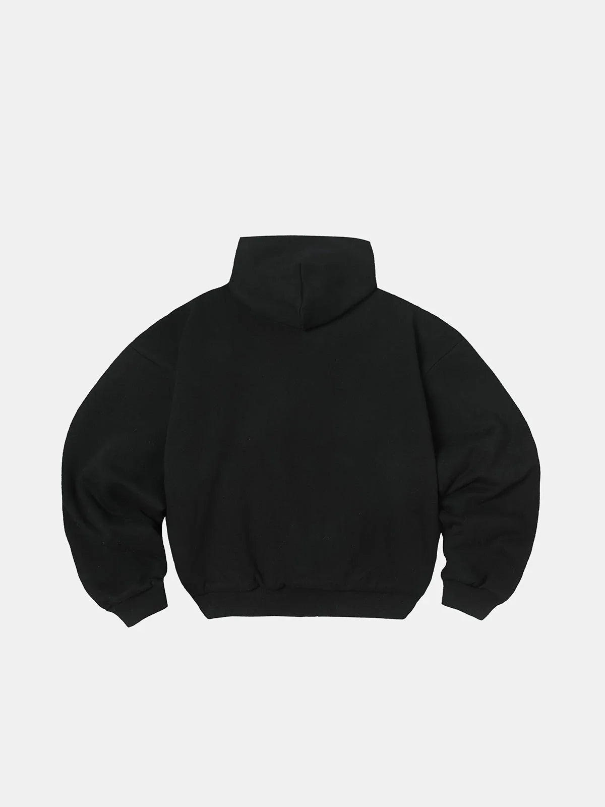 1000 GSM DOUBLE-LAYER 'BLACK' HOODIE