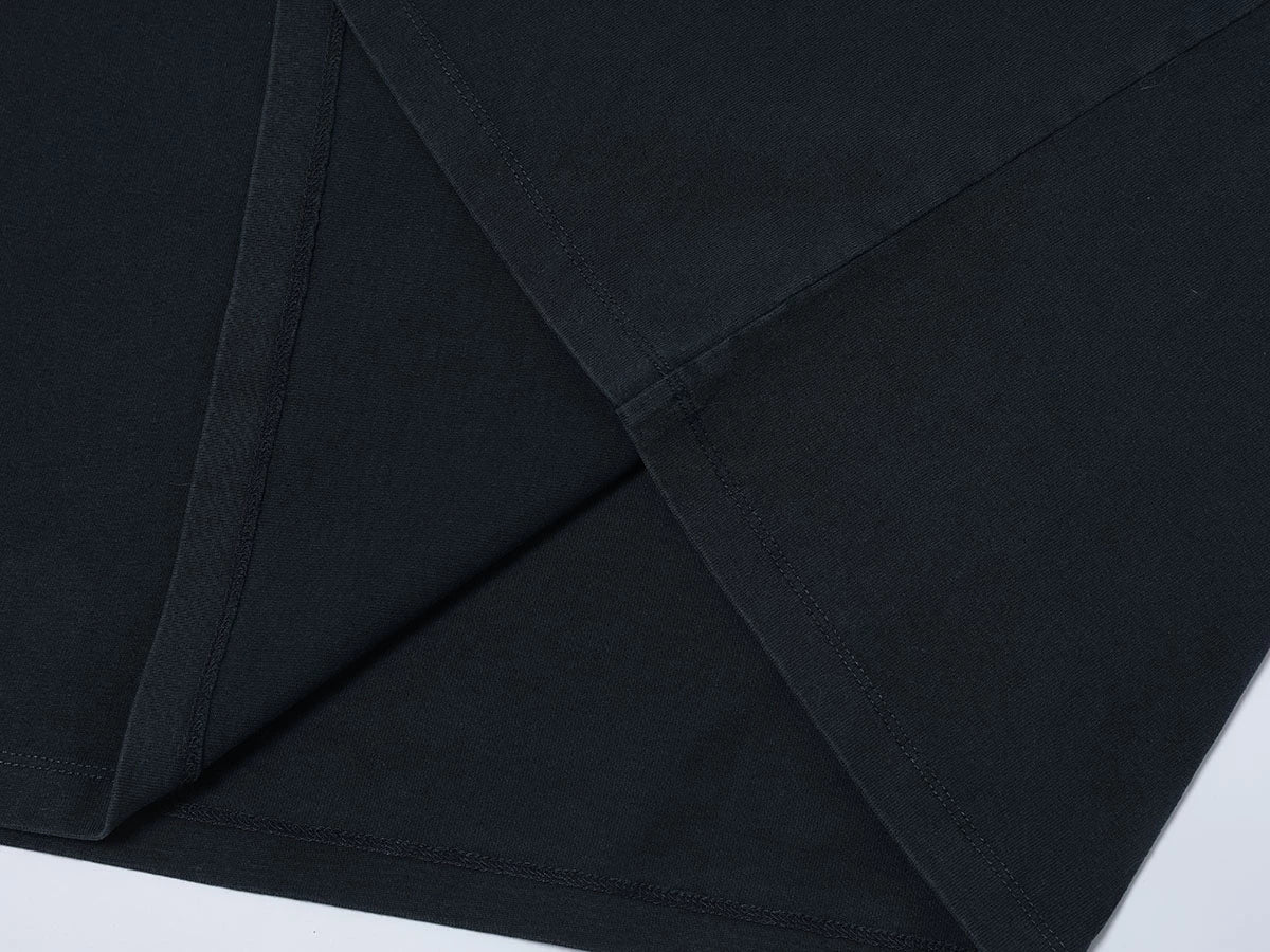 320 GSM BOXY CROPPED 'WASHED NAVY BLUE' T-SHIRT