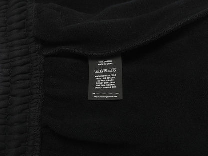 600 GSM BAGGY FIT 'BLACK' PANTS