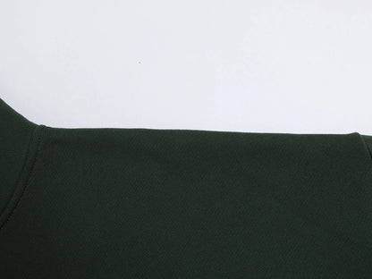 520 GSM BOXY CROPPED FIT 'DARK GREEN' HOODIE