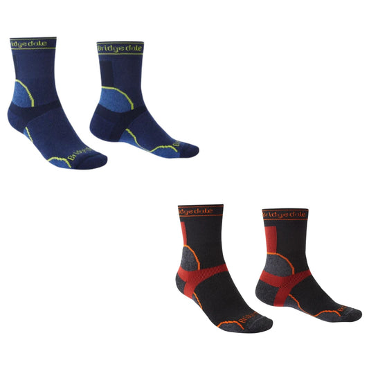 Bridgedale Mens Trail Run Midweight T2 Merino Sport Crew  Socks