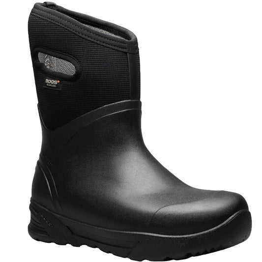 BOGS Mens Bozeman Mid Rise Wellington Boots Wellies - Black