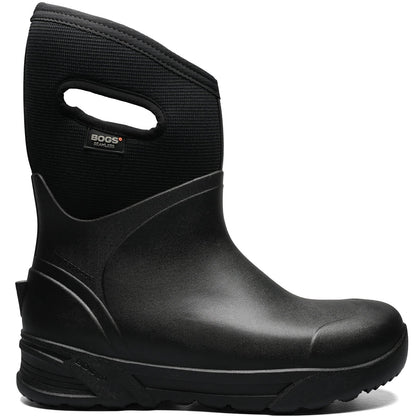 BOGS Mens Bozeman Mid Rise Wellington Boots Wellies - Black