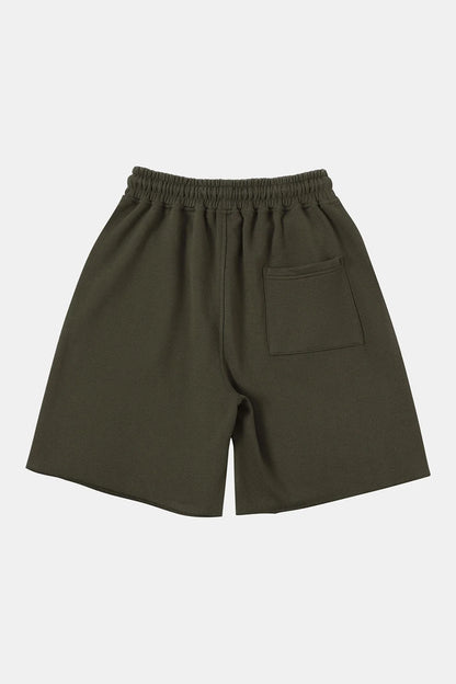 360 GSM CLOUD FEELING 'OLIVE' SHORTS
