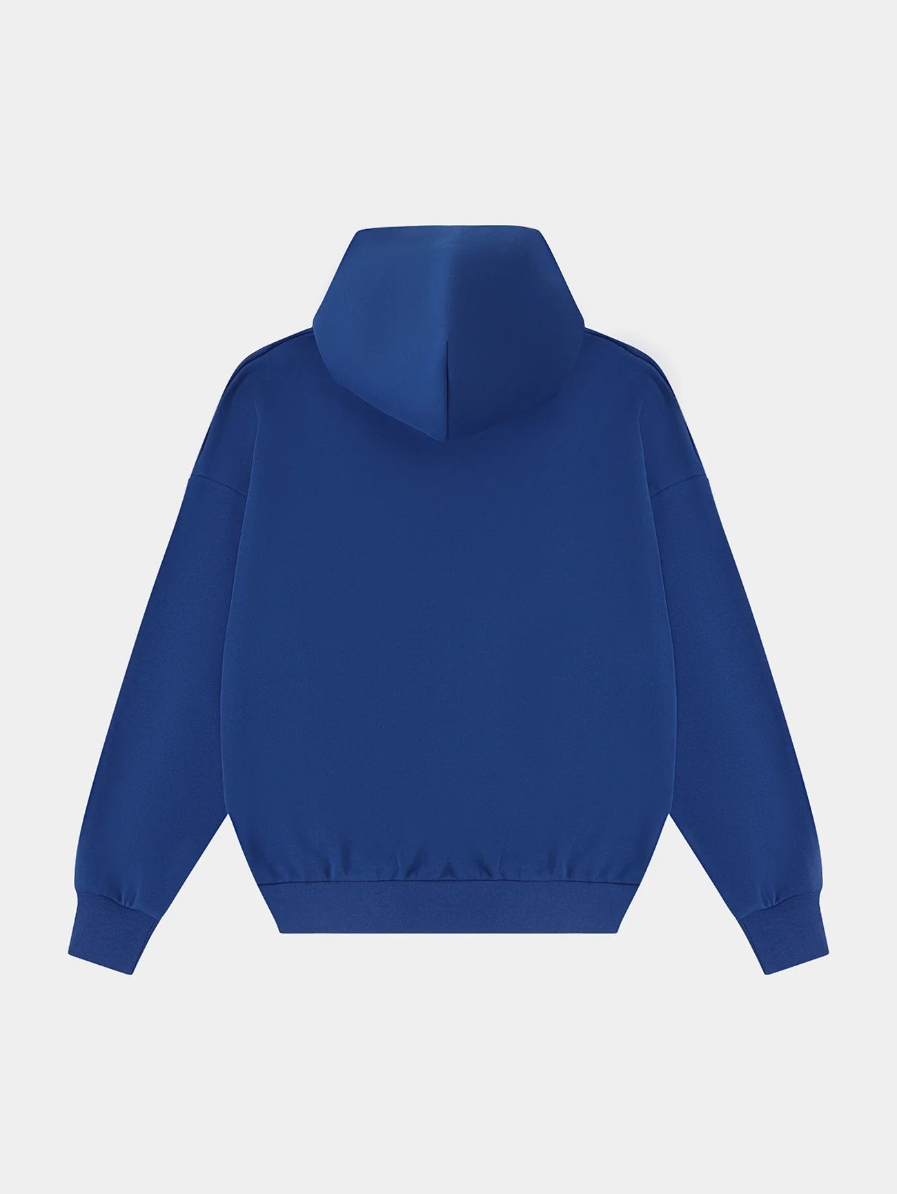 630 GSM BOXY CROPPED FIT 'CHEMICAL BLUE' HOODIE