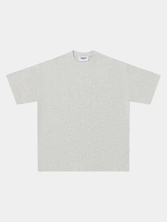 220 GSM LOOSE FIT 'LIGHT FLOWER GRAY' T-SHIRT