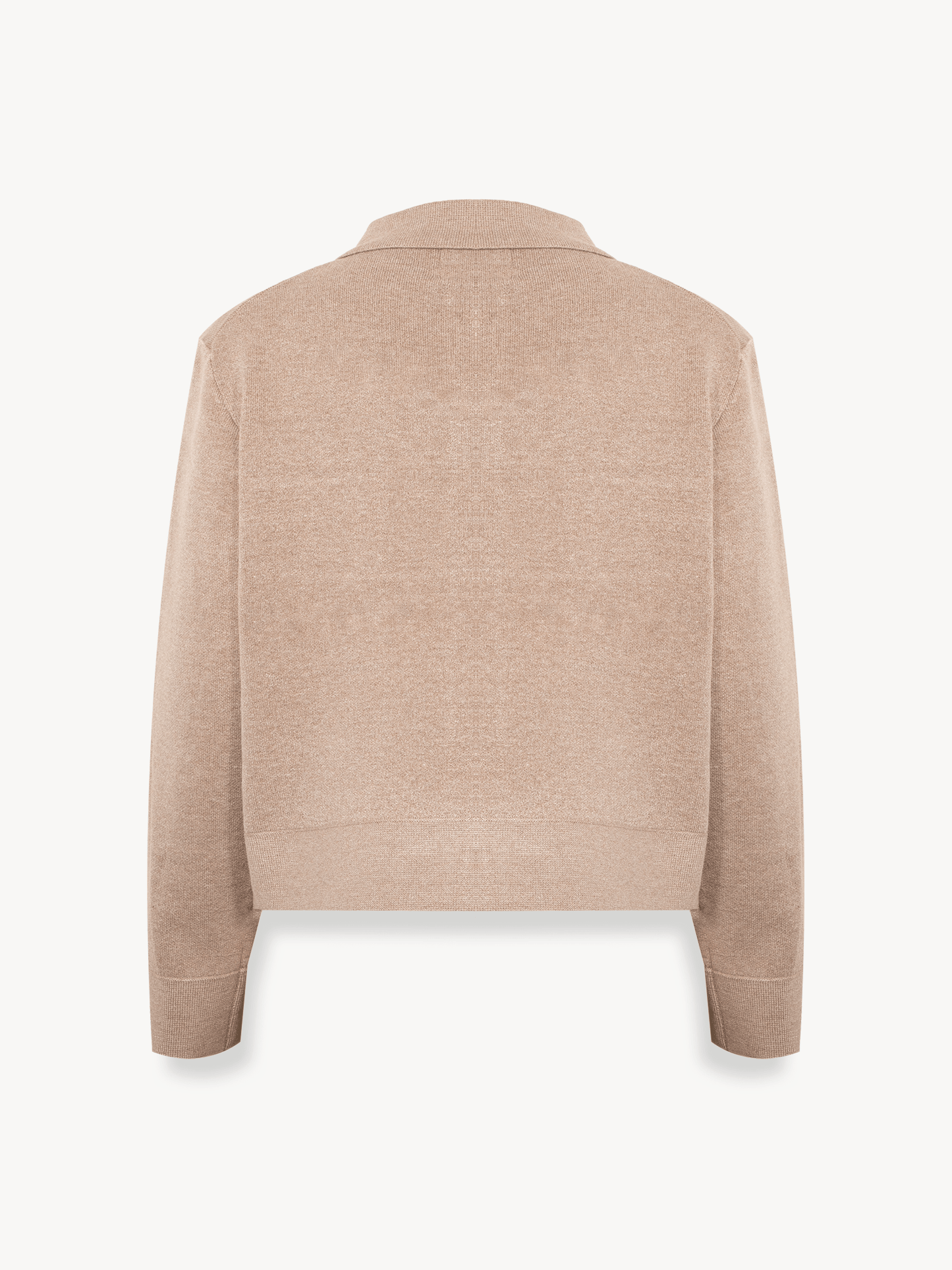 Beige Eather Cardigan