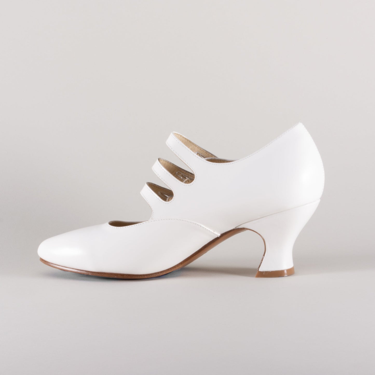 Bellatrix Edwardian Shoes (Soft Ivory)