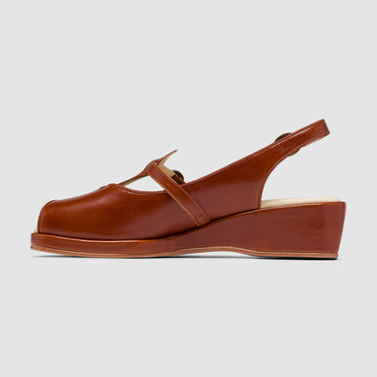 Betty Vintage Sandals (Walnut)