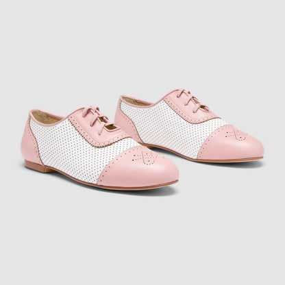 Beverly Sporting Flats (Pink/Soft White)