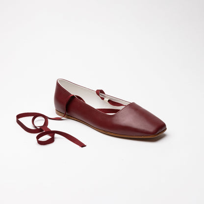 Bronte Slippers Wide (Black Cherry)