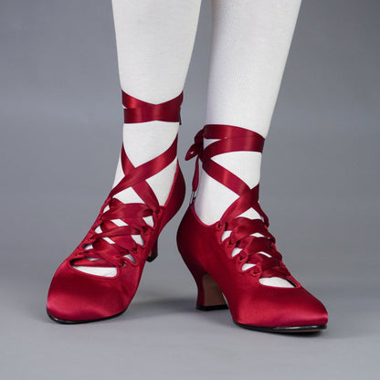Foxtrot Edwardian Pump (Red)