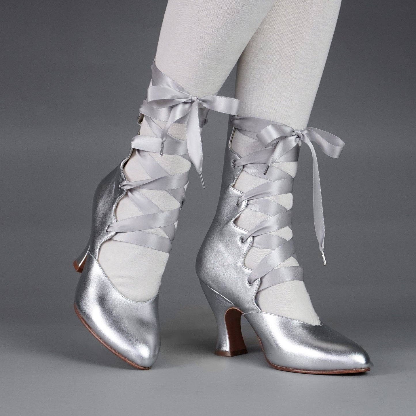 Tango Edwardian Boot (Silver)