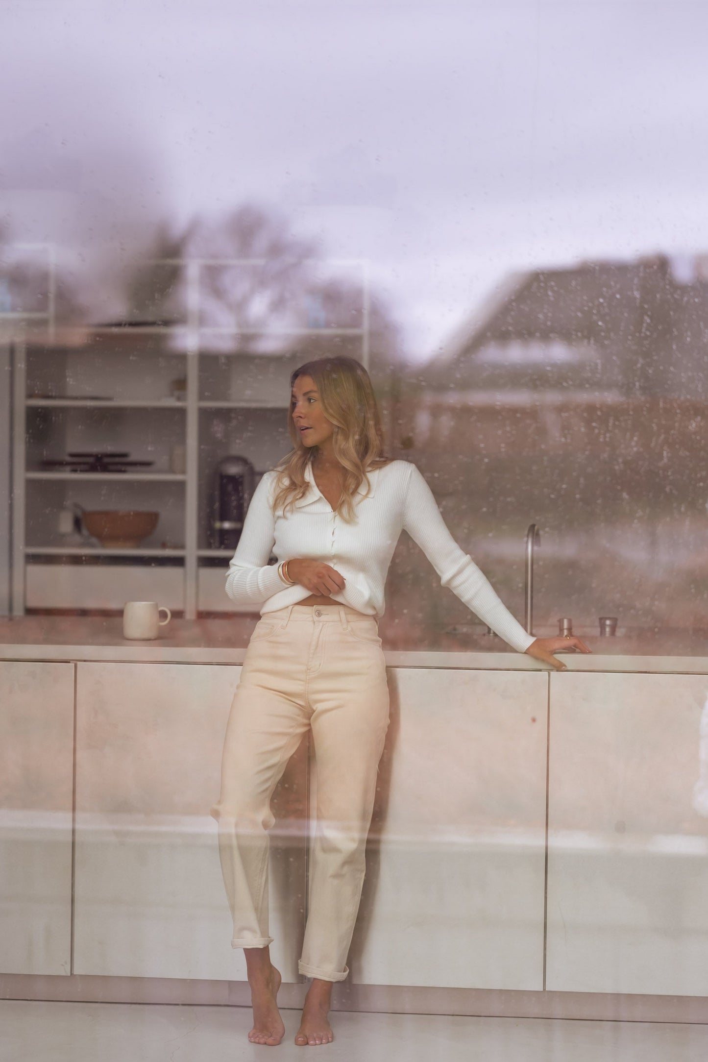 White Provo Sweater